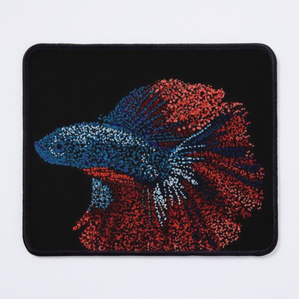 Item preview, Abstract Fish Dotwork Illustration designed and sold by dremneaw.