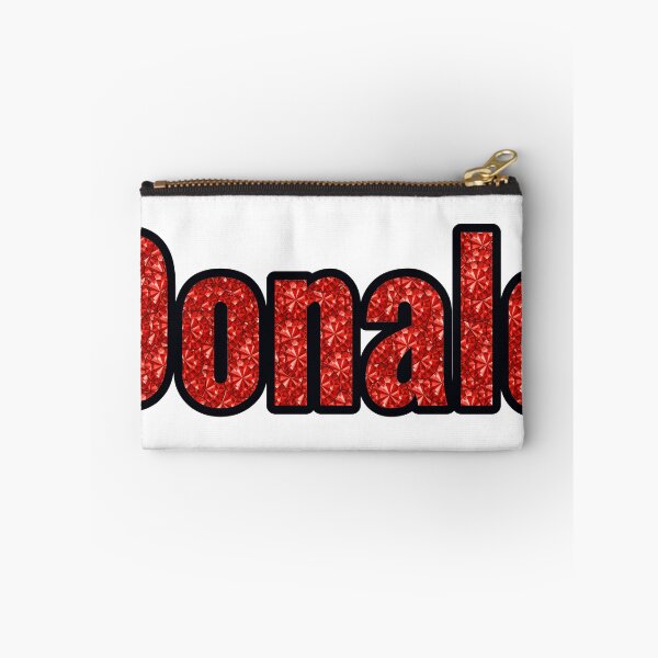 Item preview, Donald Boy Name Red Rhinestone Texture designed and sold by TheIconSmith.