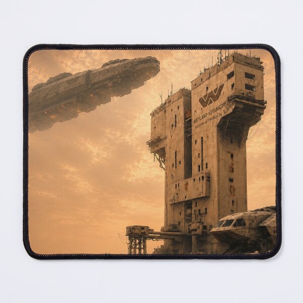 Item preview, Off-World Logistics Hub designed and sold by PlanetBPop.