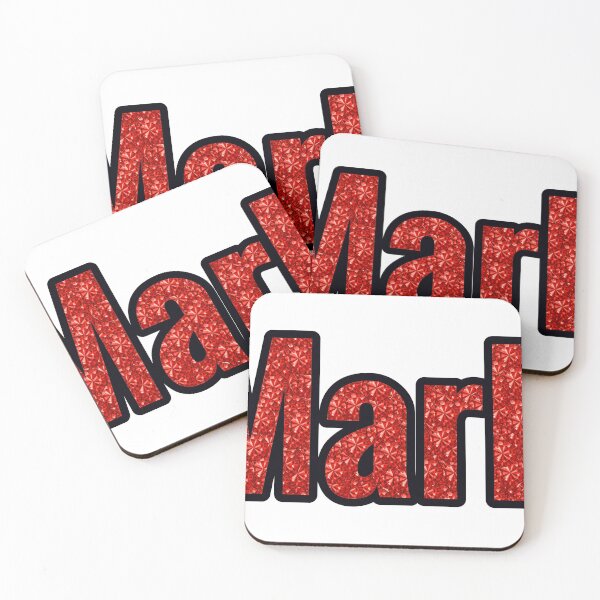 Item preview, Mark Boy Name Red Rhinestone Texture designed and sold by TheIconSmith.
