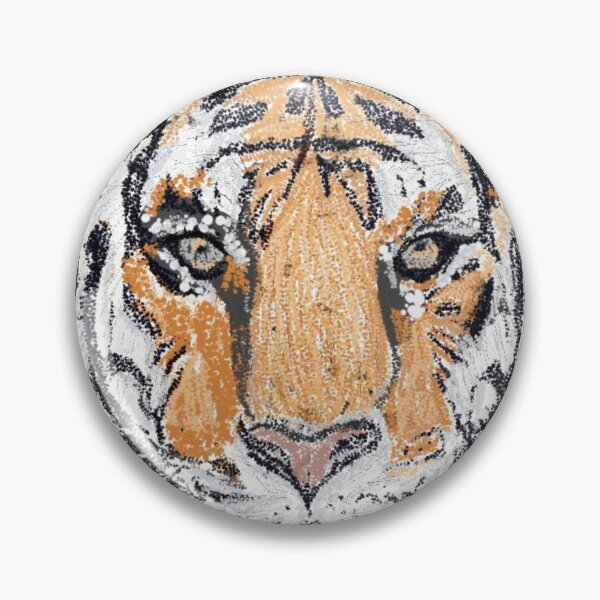 Item preview, Tiger Dotwork Illustration designed and sold by dremneaw.