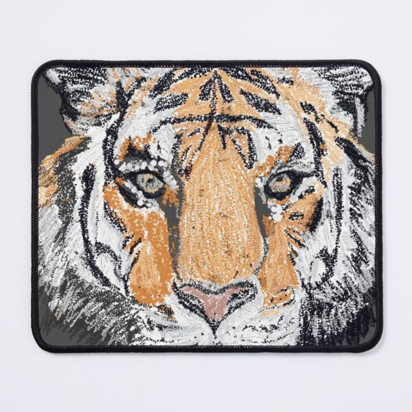 Item preview, Tiger Dotwork Illustration designed and sold by dremneaw.