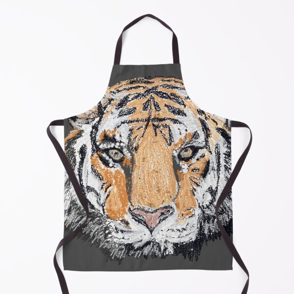 Item preview, Tiger Dotwork Illustration designed and sold by dremneaw.