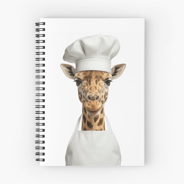 Item preview, Funny Giraffe Chef Realistic Animal Cooking Humor Art designed and sold by LazyOwlStore.