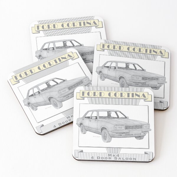 Item preview, Ford Cortina Mk4 Saloon Hand-drawn designed and sold by Classic Car Art Drawings.