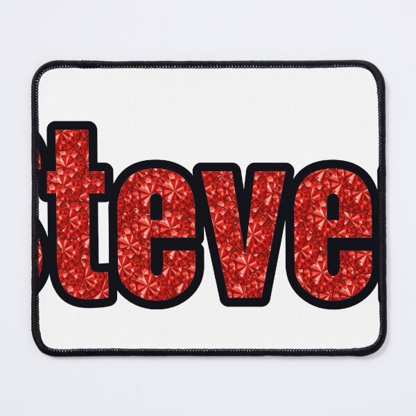Item preview, Steven Boy Name Red Rhinestone Texture designed and sold by TheIconSmith.