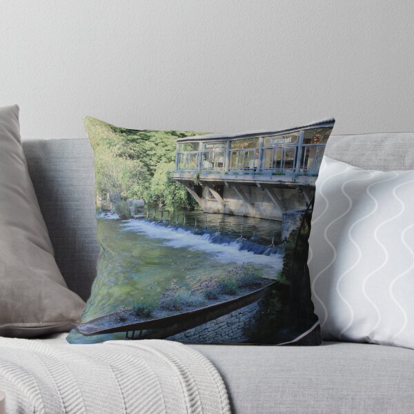 Item preview, Old Waterwheel on the Sorgue River - Fontaine-de-Vaucluse, France designed and sold by Open Road Gallery .