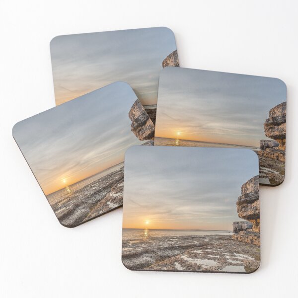 Item preview, Sunset Glow Over Jurassic Ledges designed and sold by AndrewPHayward.