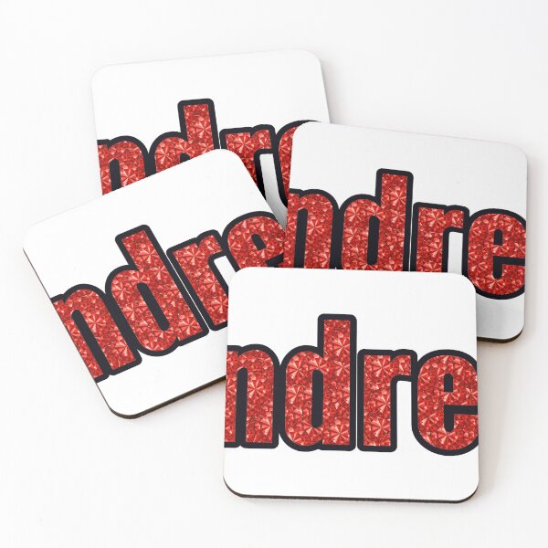 Item preview, Andrew Boy Name Red Rhinestone Texture designed and sold by TheIconSmith.