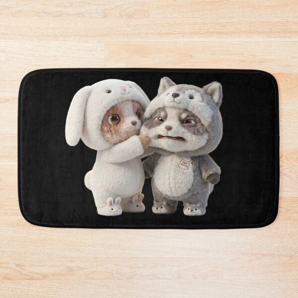 Item preview, PanMello Friendly Poke - Cute Rabbit Panda 3D Art designed and sold by Pan-Mello.