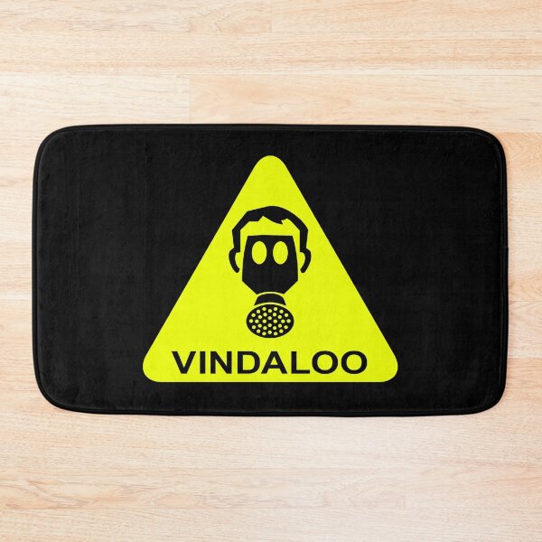 Item preview, Vindaloo Gas Mask Funny Warning Sign designed and sold by CreativeTwins.