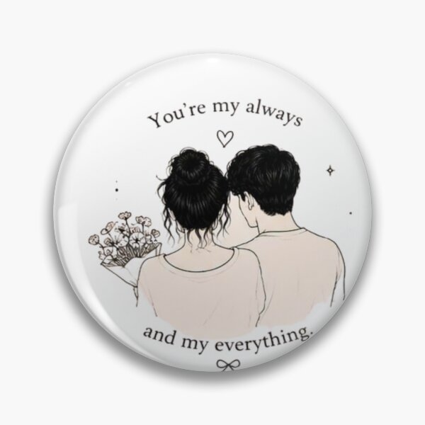 Item preview, You’re My Always and My Everything | Romantic Love Quote Design designed and sold by MotivArtes.