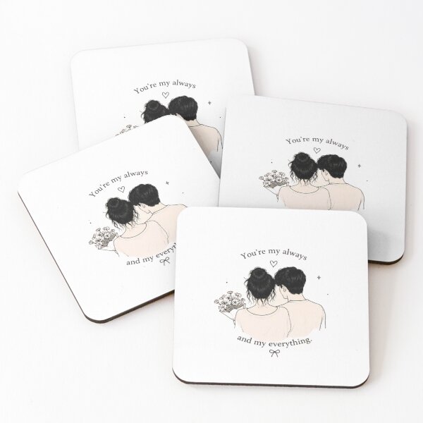 Item preview, You’re My Always and My Everything | Romantic Love Quote Design designed and sold by MotivArtes.