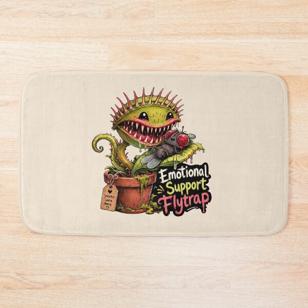 Item preview, Emotional Support Flytrap Cute Horror Sticker designed and sold by YuliaHulia.