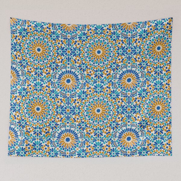 Item preview, Traditional Moroccan Zellige Islamic Geometric Pattern designed and sold by SplashTastic.