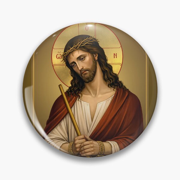 Item preview, Jesus Christ with Crown of Thorns. Christ in the Crown of Thorns. Orthodox icon. designed and sold by orthodox-icon.