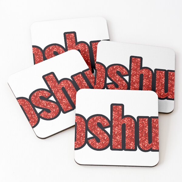 Item preview, Joshua Boy Name Red Rhinestone Texture designed and sold by TheIconSmith.