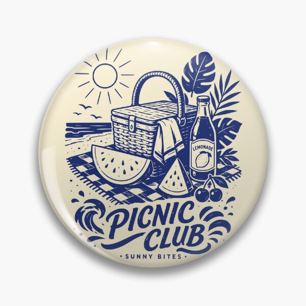 Item preview, Vintage Picnic Club Sunny Bites designed and sold by 89shirts.