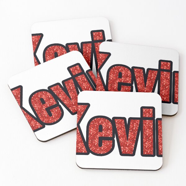 Item preview, Kevin Boy Name Red Rhinestone Texture designed and sold by TheIconSmith.
