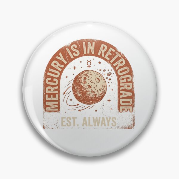 Item preview, Mercury Is In Retrograde Funny Astrology T-Shirt Vintage Zodiac Humor Tee designed and sold by ACHIZ.