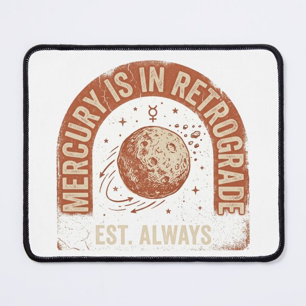 Item preview, Mercury Is In Retrograde Funny Astrology T-Shirt Vintage Zodiac Humor Tee designed and sold by ACHIZ.
