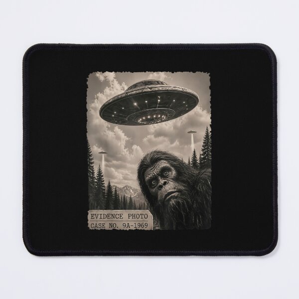 Item preview, Bigfoot UFO Evidence Photo Vintage Cryptid Alien Conspiracy designed and sold by b3ida-zl.