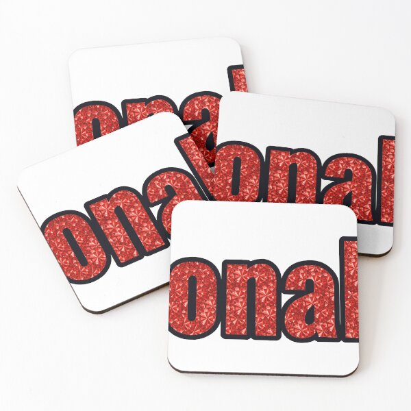 Item preview, Ronald Boy Name Red Rhinestone Texture designed and sold by TheIconSmith.