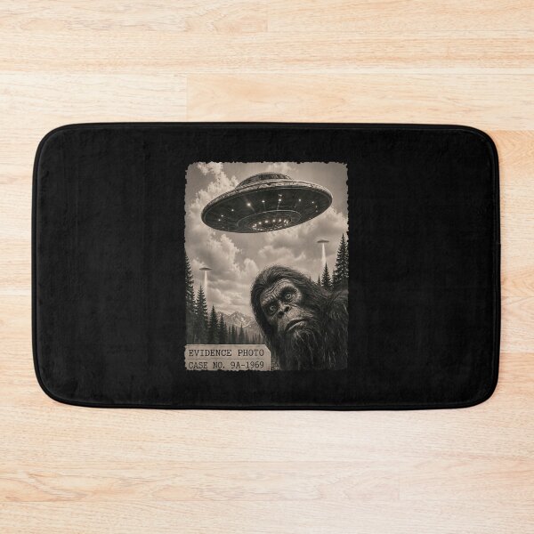 Item preview, Bigfoot UFO Evidence Photo Vintage Cryptid Alien Conspiracy designed and sold by b3ida-zl.