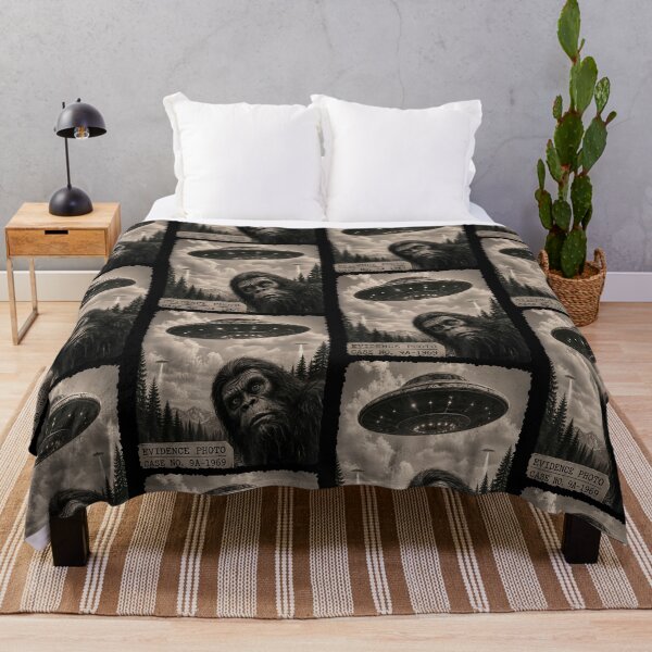 Item preview, Bigfoot UFO Evidence Photo Vintage Cryptid Alien Conspiracy designed and sold by b3ida-zl.