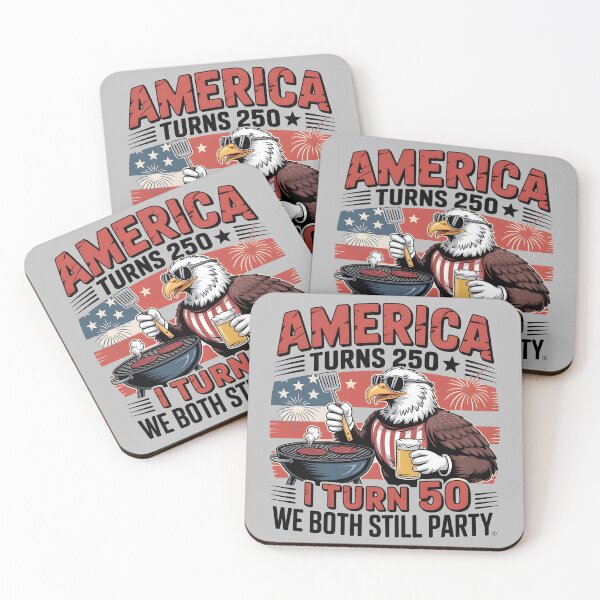 Item preview, America Turns 250 I Turn 50 Patriotic Vintage Gift designed and sold by Lina Caro.