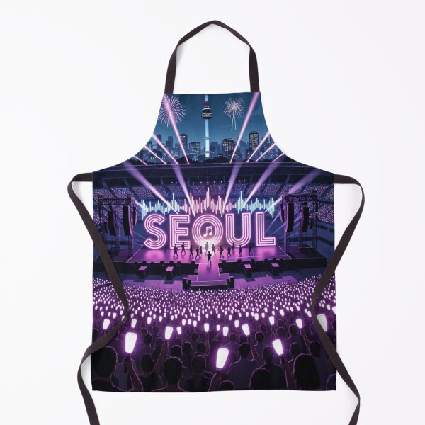 Item preview, Seoul K-Pop Concert Night Poster | South Korea Music Festival Neon Art designed and sold by Dikshant Goyal.
