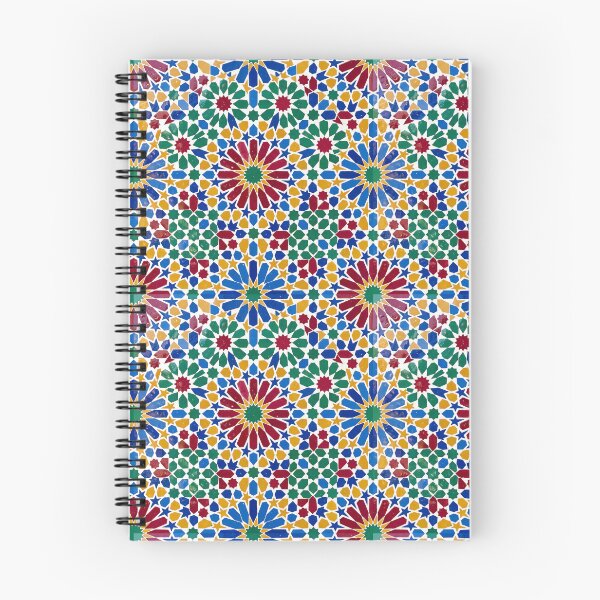 Item preview, Artistic Moroccan Zellige Colorful Geometric Mosaic designed and sold by SplashTastic.