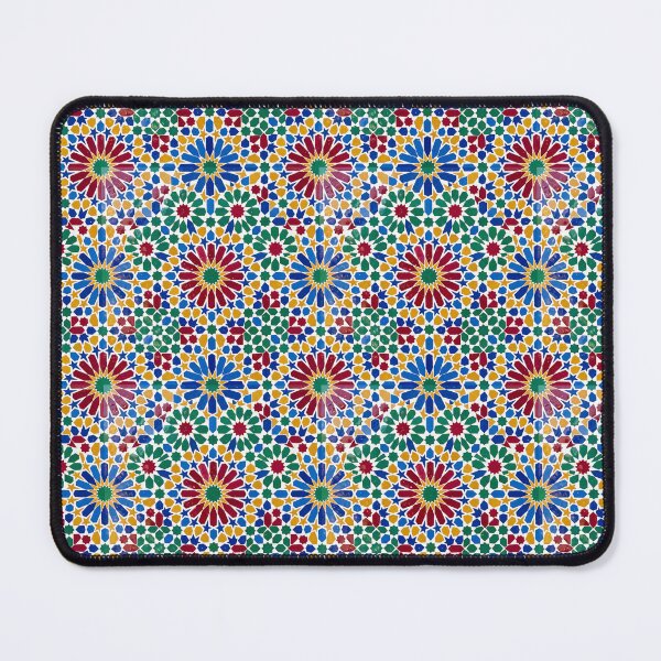 Item preview, Artistic Moroccan Zellige Colorful Geometric Mosaic designed and sold by SplashTastic.