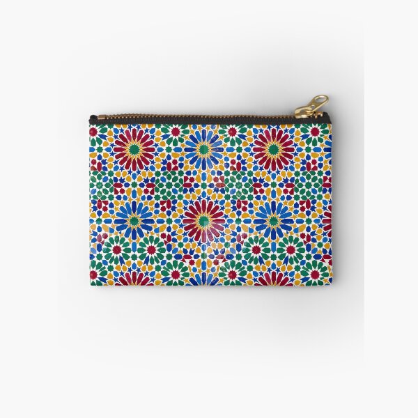 Item preview, Artistic Moroccan Zellige Colorful Geometric Mosaic designed and sold by SplashTastic.