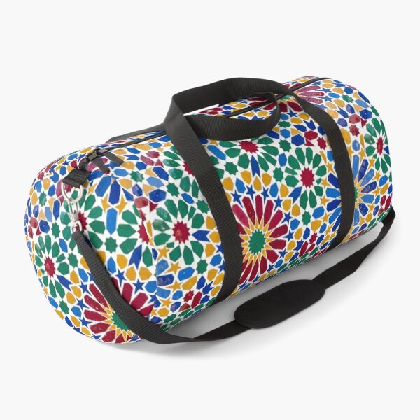 Item preview, Artistic Moroccan Zellige Colorful Geometric Mosaic designed and sold by SplashTastic.