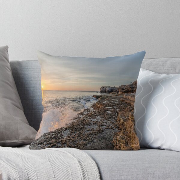 Item preview, Crashing Surf Sunset Landscape designed and sold by AndrewPHayward.