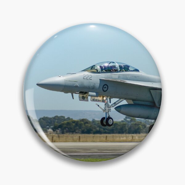 Item preview, F/A-18 Hornet Fighter Jet Landing | Dynamic Military Aviation Fine Art Print designed and sold by Ross.A.Campbell.