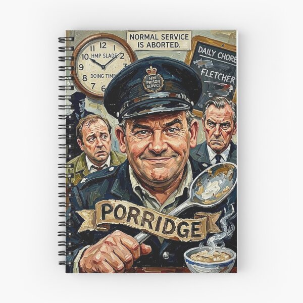 Item preview, Doing Time – Porridge Fine Art Print designed and sold by Art's Diner.