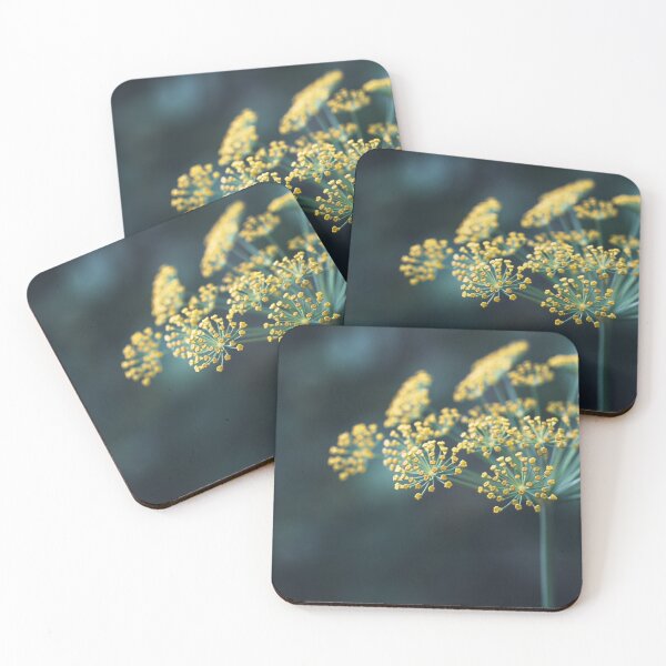 Item preview, Golden dill flowers blooming in soft evening light designed and sold by TanalyFlowers.