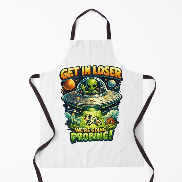 Item preview, Get In Loser We’re Going Probing! Funny Alien UFO Retro Vintage T-Shirt designed and sold by jahiggin.