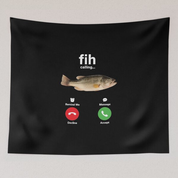 Item preview, Funny Fih Calling Remind me designed and sold by OndaLifeCo.