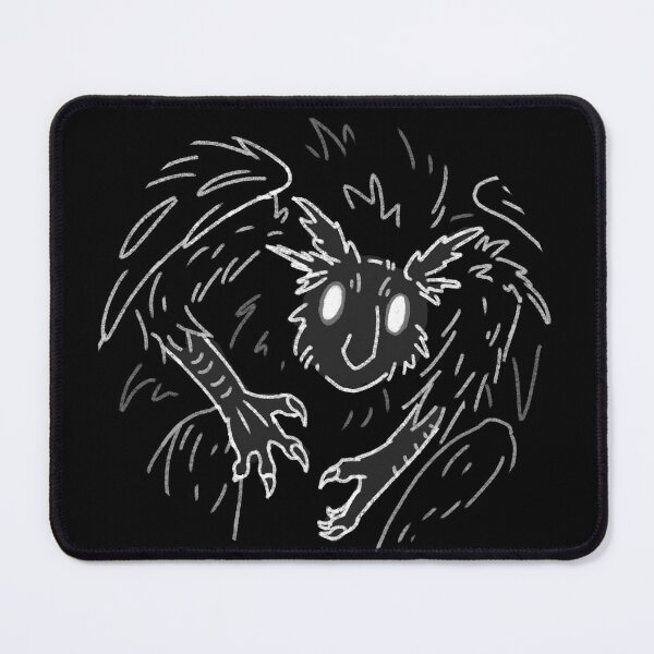 Item preview, black and white Mothman designed and sold by CorvidTheDragon.