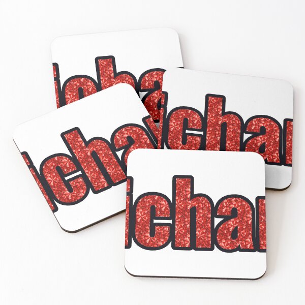 Item preview, Richard Boy Name Red Rhinestone Texture designed and sold by TheIconSmith.