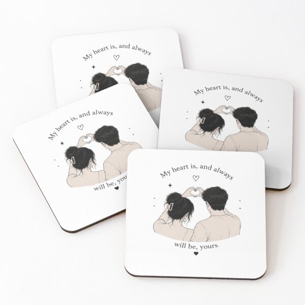 Item preview, My Heart Is, and Always Will Be Yours | Romantic Love Quote Design designed and sold by MotivArtes.