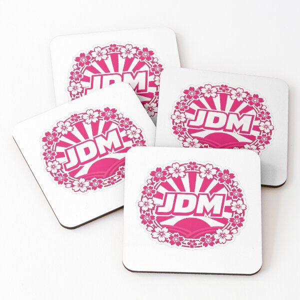Item preview, JDM Pink Japanese Rising Sun Cherry  Blossom Sticker Car Lover Gift designed and sold by VaultVibes.