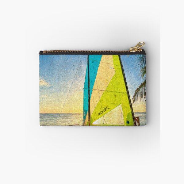 Item preview, Catamaran On A Caribbean  Beach Art designed and sold by Londonimages.