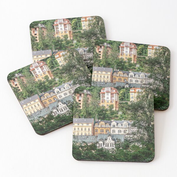 Item preview, Picturesque Karlovy Vary Czechia Through Trees designed and sold by MariaAbaza.