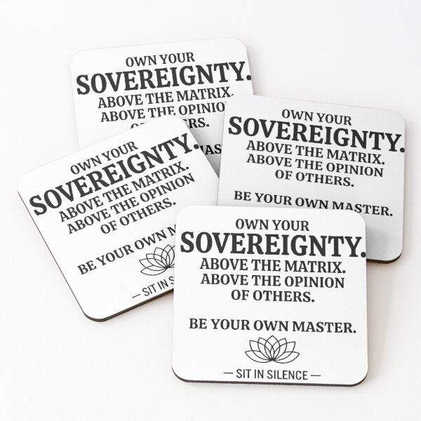 Item preview, Own Your Sovereignty Minimalist.  designed and sold by SitInSilence24.
