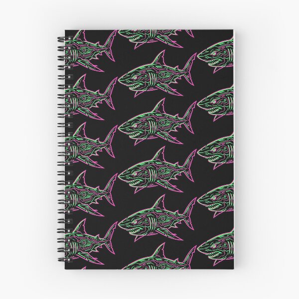 Item preview, Cyberpunk Pop Art Neon Tech Shark designed and sold by SplashTastic.