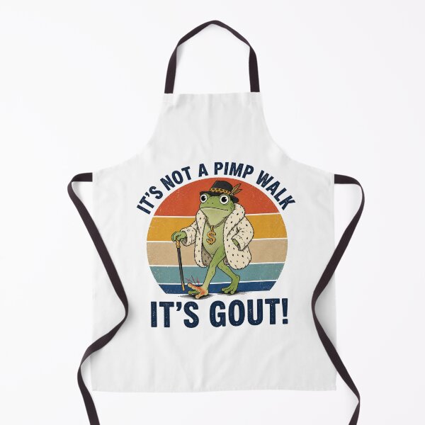 Item preview, It's Not A Pimp Walk It's Gout Funny Frog designed and sold by OndaLifeCo.